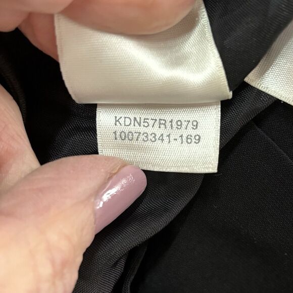 Anne Klein Elegant Pleated‎ Cocktail Dress Sz 4 Capsule Whimsigoth Wedding Guest - Picture 7 of 11